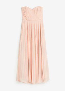 Сукня H&M бандо довга EUR 40 ніжно-рожевий НМ 7175 47569 фото