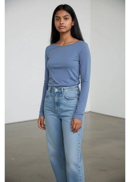 Лонгслів H&M НМ 8437 134-140 синій 49340 фото