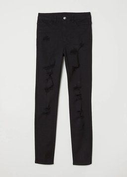 Джинси жіночі H&M НМ 6399 EUR 40 P чорний 46723 фото