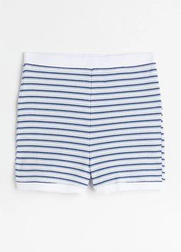 Шорти H&M НМ 5555 S білий/блакитний/смужки 45640 фото