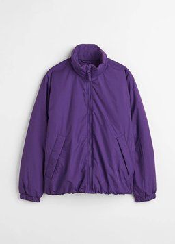 Куртка утеплена H&M НМ 8655 XL фіолетова 49619 фото