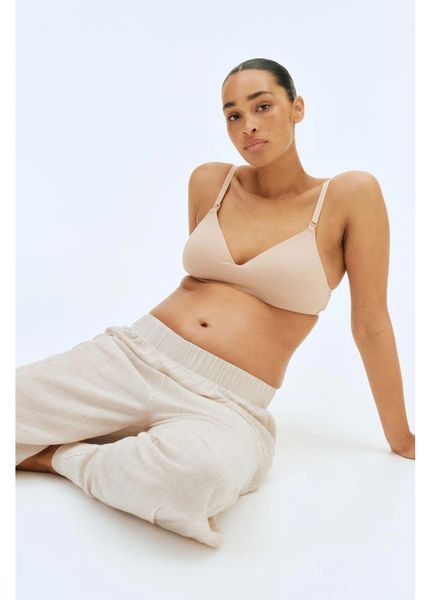 Бюстгальтер для годування H&M 80E бежевий НМ 8024 48842 фото