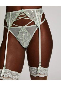 Пояс для панчіх Hunkemoller Q 2398 M м'ятний 25328 фото
