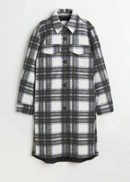Куртка-сорочка H&M L сірий/хаки/білий/темно-сірий НМ 6137 rzid_46367 фото