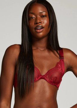 Бюстгальтер Hunkemoller Q 1032 75C бордовий 23064 фото