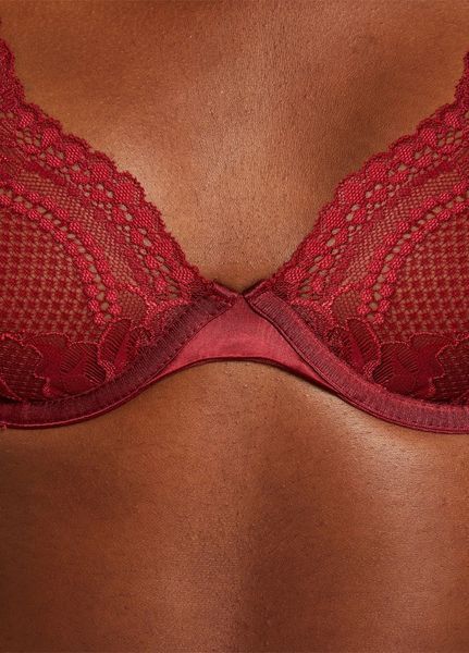 Бюстгальтер Hunkemoller Q 1032 75C бордовий 23064 фото