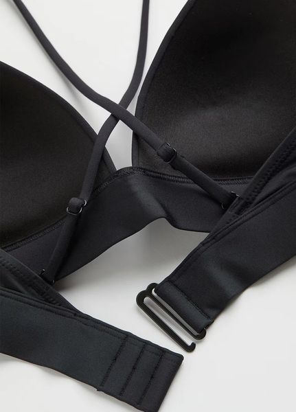 Купальний ліф H&M НМ 7287 EUR 34 чорний 47701 фото