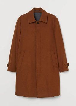 Пальто жіноче H&M з суміші вовни EUR 50 коричневий НМ 6044 rzid_46250 фото