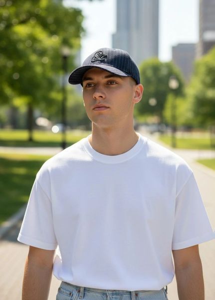Блайзер C&A у смужку One size темно-синій Ш 13347 52165 фото