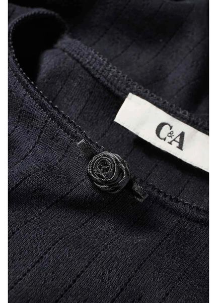 Топ C&A укорочений XS чорний А 33419 34800 фото