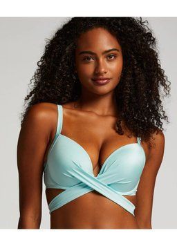 Купальний ліф Hunkemoller Q 2461 75B світло-бірюзовий 25418 фото