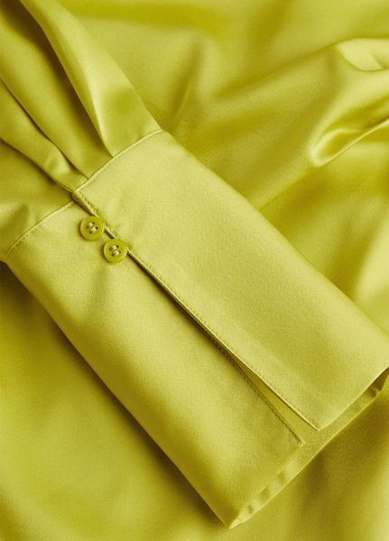 Сукня H&M коротка з запахом НМ 7104 XS жовто-зелена 47461 фото