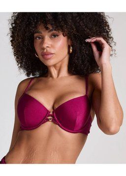 Купальний ліф Hunkemoller Q 2487 75B бордовий 25443 фото