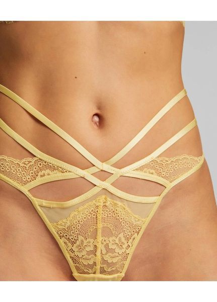 Труси String Hunkemoller M світло-жовтий Q 2273 25151 фото