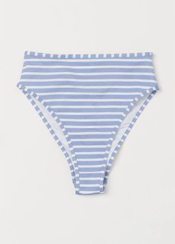 Купальні труси H&M бікіні EUR 40 біло-блакитна смужка НМ 5735 45864 фото
