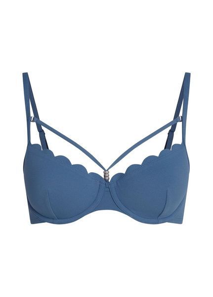 Купальний ліф Hunkemoller 80B сіро-блакитний Q 2479 25435 фото