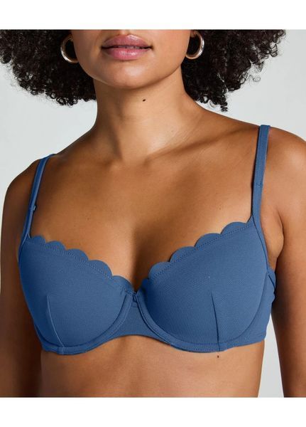 Купальний ліф Hunkemoller 80B сіро-блакитний Q 2479 25435 фото