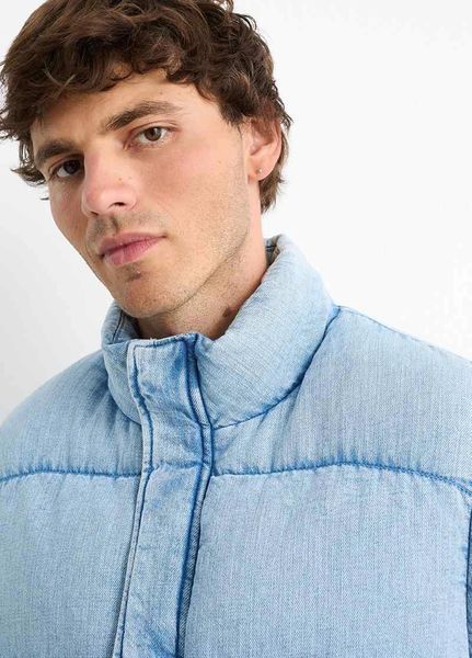 Куртка C&A стигана з деніму S блакитний А 32529 33769 фото