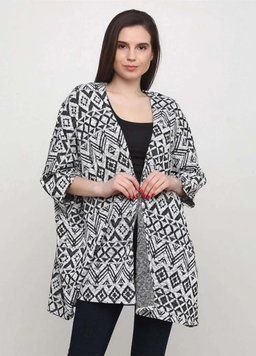 Кардиган H&M XS чорний/білий НМ 6816 47178 фото