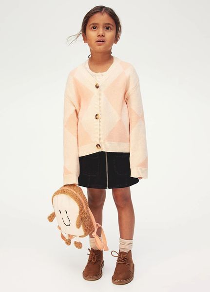 Кардиган H&M НМ 7444 110-116 персиковий 47964 фото