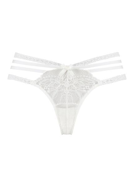 Труси Hunkemoller T-String L кремово-білий Q 2039 24867 фото