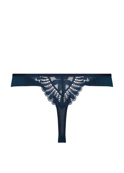 Труси стрінги Hunkemoller Q 1617 2XL темно-синій 24335 фото