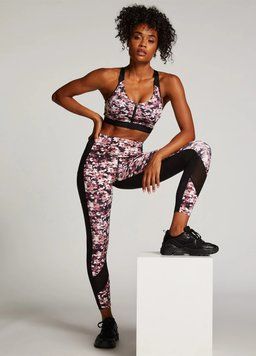 Легінси спортивні Hunkemoller Q 1902 XS чорний/коричневий 24663 фото