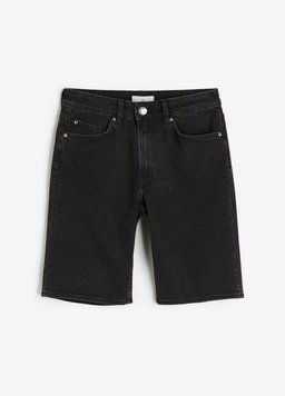 Шорти джинсові H&M НМ 7087 EUR 36 чорний 47436 фото