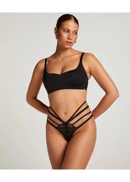 Труси T-String Hunkemoller S чорні Q 2106 24985 фото