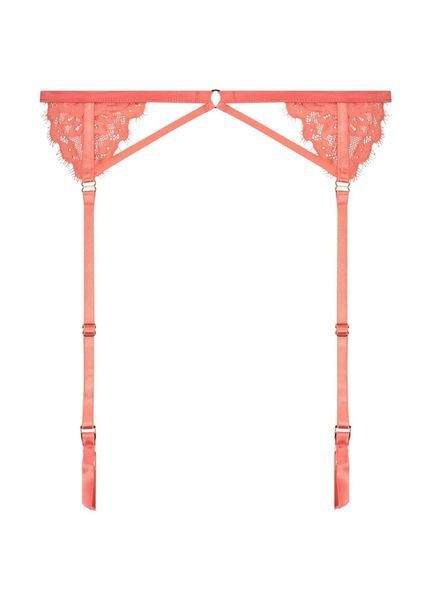 Пояс для панчіх Hunkemoller Private Collection S кораловий Q 2403 25339 фото