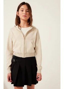 Худі на блискавці H&M 134-140 світло-бежевий НМ 8444 rzid_49353 фото