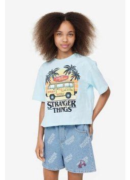 Шорти джинсові дитячі H&M НМ 7311 164 блакитний 47743 фото