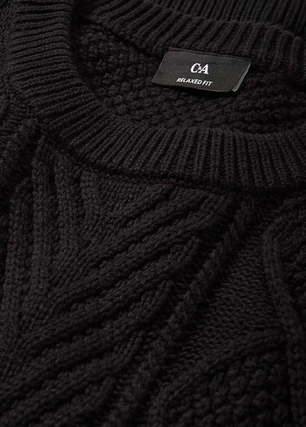 Джемпер в'язаний C&A XXL чорний А 31435 32477 фото