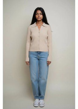 Блуза H&M однотонна XXS світло-бежевий НМ 8443 49352 фото