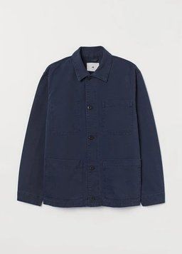 Куртка-сорочка H&M НМ 5637 S темно-синій rzid_45724 фото