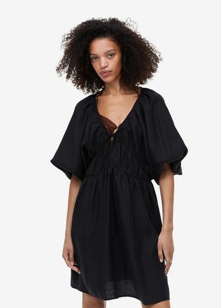 Сукня коротка H&M НМ 7162 S чорний 47553 фото