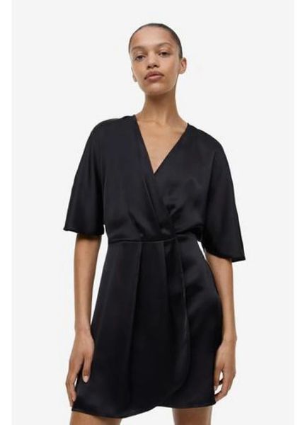 Сукня жіноча H&M коротка XS чорна НМ 7161 47551 фото