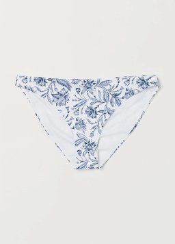 Купальні труси H&M бікіні EUR 50 білий/блакитний/квітковий НМ 5733 45861 фото