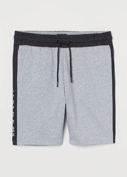 Шорти H&M НМ 5505 S світло-сірий меланж 45556 фото