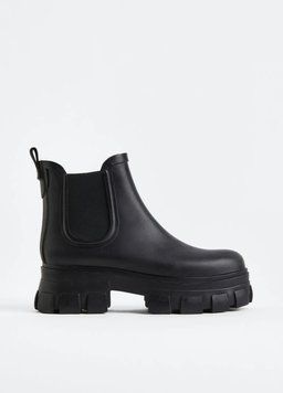Черевики H&M Масивні гумові чоботи EUR 39 чорний НМ 6756 47104 фото