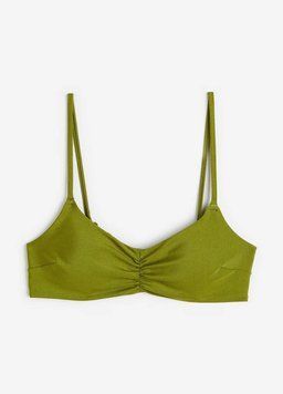 Купальний ліф H&M НМ 7265 EUR 38 хакі 47672 фото