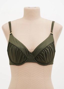 Купальний ліф Hunkemoller Q 2005 75E хакі 24812 фото