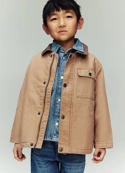 Куртка утеплена H&M НМ 7398 98-104 темно-бежевий rzid_47853 фото