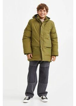 Куртка утеплена H&M НМ 8415 146 хакі зелений rzid_49308 фото