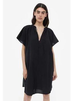 Сукня-туніка H&M до коліна S чорна НМ 7153 47541 фото