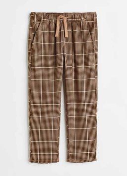 Штани H&M НМ 7766 116 коричневий/клітинка 48447 фото